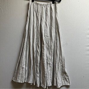 Kenar linen blend Maxi Skirt Sz M